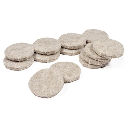 Convenience Concepts 1.12 in. TruGuard Round Heavy Duty Self-Adhesive Felt Pads, Tan, 208PK HI3254434